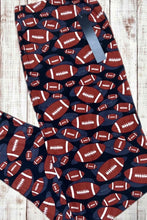 Load image into Gallery viewer, Buttery Soft Leggings - Football Print
