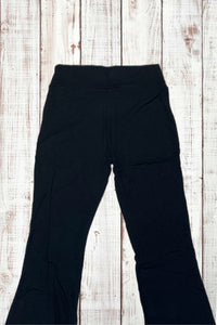 Buttery Soft Flared Leggings - Solid Black