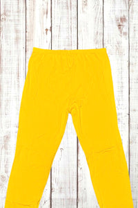 Buttery Soft Leggings - Solid Sunflower Yellow