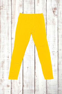 Buttery Soft Leggings - Solid Sunflower Yellow