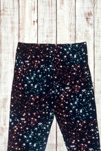 Load image into Gallery viewer, Buttery Soft Leggings - All Stars - Red White Blue
