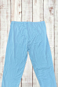 Buttery Soft Leggings - Solid Baby Blue