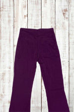 Load image into Gallery viewer, Buttery Soft Flared Leggings - Solid Wine Purple
