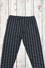 Load image into Gallery viewer, Buttery Soft Leggings - Houndstooth Black/Gray
