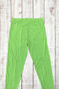 Buttery Soft Leggings - Solid Lime Green