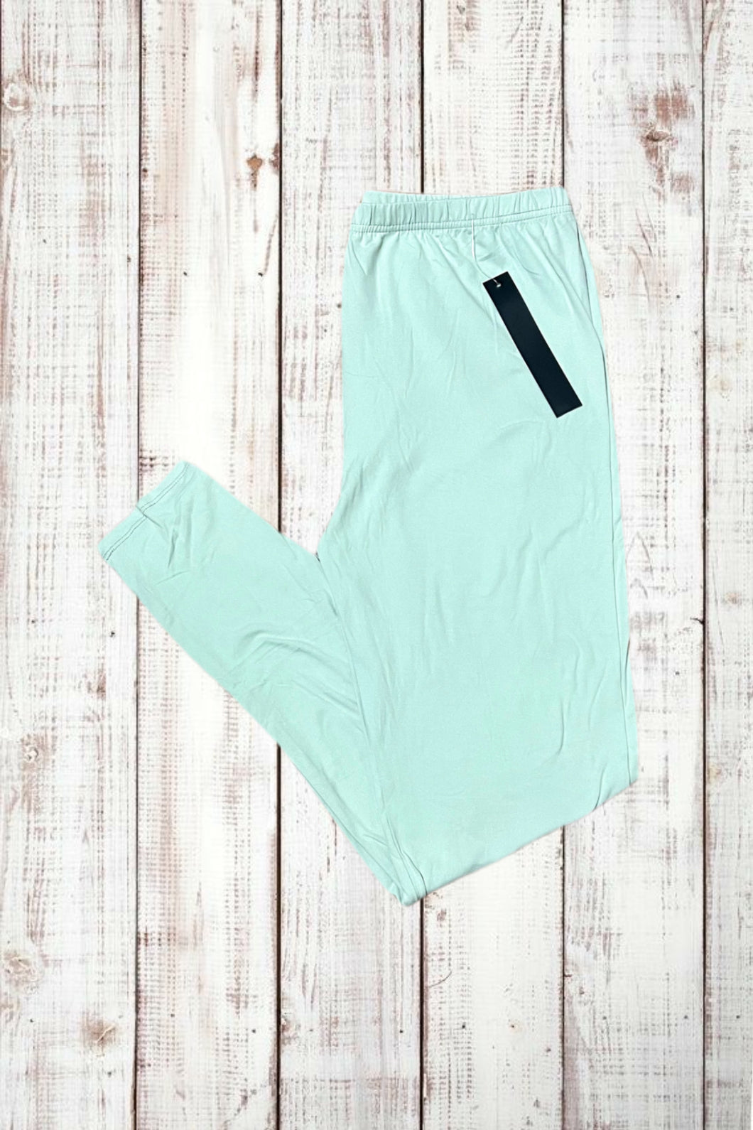 Buttery Soft Leggings - Solid Sea Foam Green