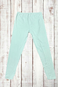 Buttery Soft Leggings - Solid Sea Foam Green