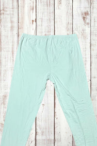 Buttery Soft Leggings - Solid Sea Foam Green