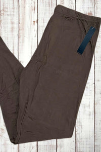 Buttery Soft Leggings - Solid Mocha Brown