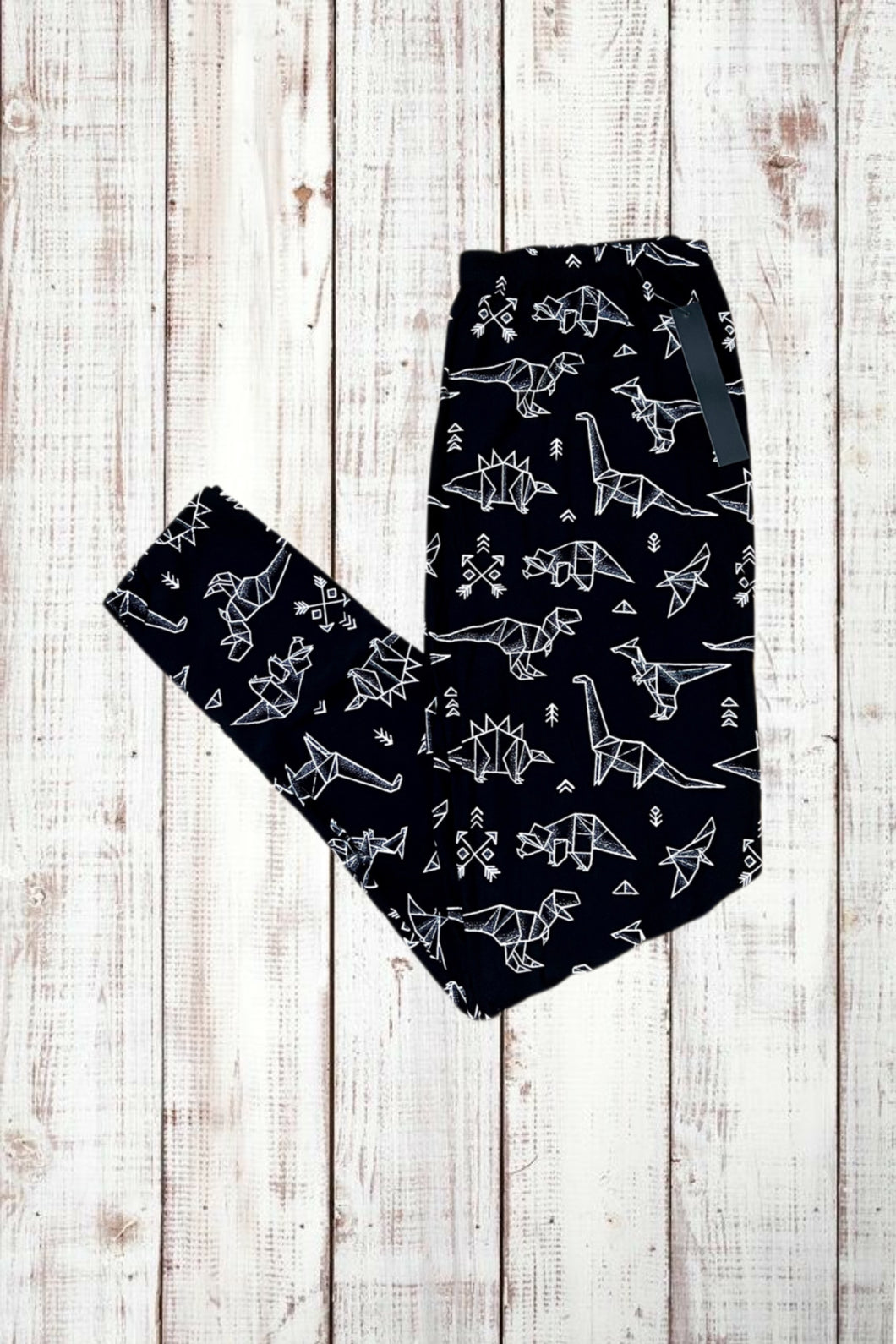 Buttery Soft Leggings - Origami Dinos