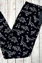 Load image into Gallery viewer, Buttery Soft Leggings - Origami Dinos
