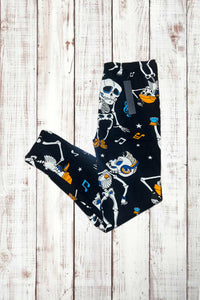 Buttery Soft Leggings - Skating Skelly