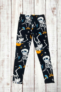 Buttery Soft Leggings - Skating Skelly