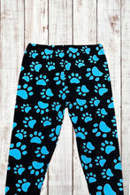 Load image into Gallery viewer, Buttery Soft Leggings - Big Blue Paws
