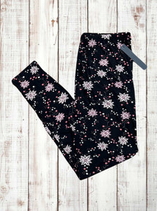 Buttery Soft Leggings - Pretty Pink Floral