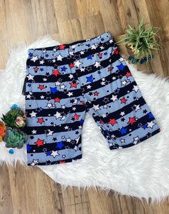 Buttery Soft Biker Shorts - Stars n’ Stripes