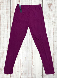 Buttery Soft Leggings - Solid Wine Purple