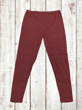 Load image into Gallery viewer, Buttery Soft Leggings - Solid Marsala
