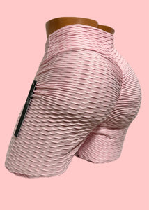 TikTok Biker Shorts & Crop Top - Light Pink