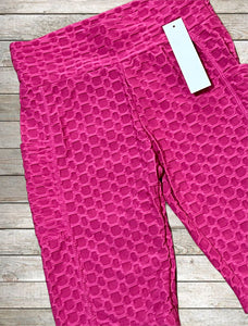 TikTok Biker Shorts & Sports Bra Set - Pink